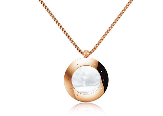 Rose-Vàng nữ Bluetooth Smart Necklace Mileage đo pin