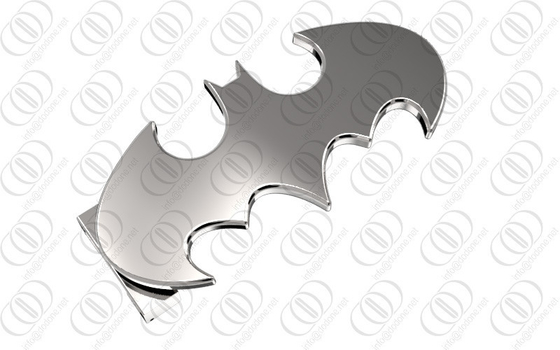 Bạc Inox Batman Belt Buckle Gương Shiny xát