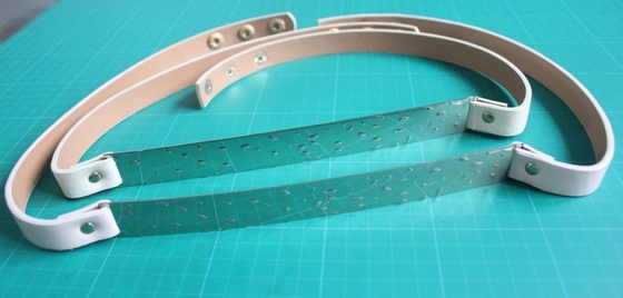 kim loại vàng đai vải tấm thời trang tùy chỉnh 3cm đối với nữ, PU và sắt vành đai