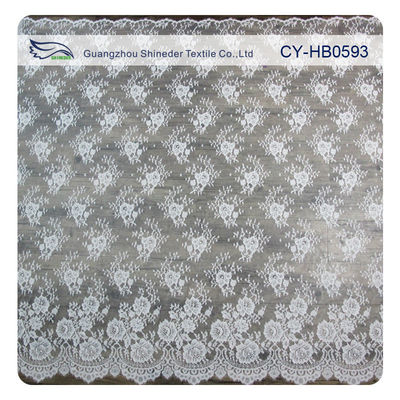 Chantily Nylon vải ren cho váy cưới, vỏ sò hoa ren vải