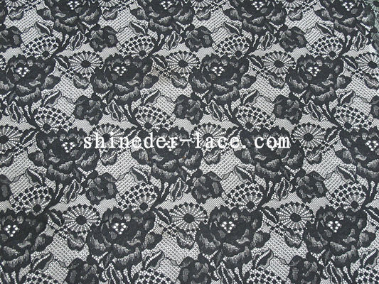 150cm chiều rộng nylon ren vải hoa / đặc biệt mô hình lá cho hàng may mặc của phụ nữ syd-0170