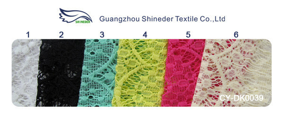 Mới đến nylon rỗng vỏ sò vải ren váy phụ kiện may mặc (cy-dk0039)