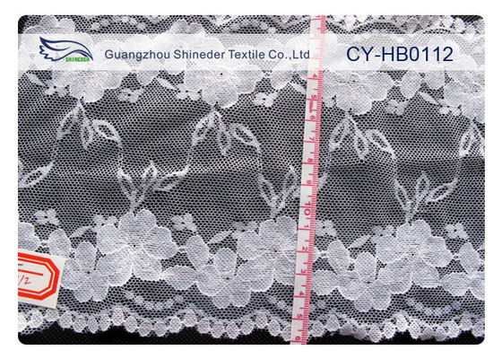 100% Nylon vải ren, độ bền cao cho may mặc, ăn mặc CY-HB0112