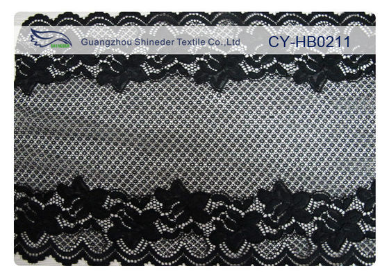 Thời trang 100% Nylon vải ren, OEM / ODM dịch vụ tùy chỉnh cung cấp CY-HB0211