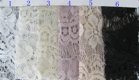 100% Nylon vải ren cho hàng may mặc, đồ trang trí trong nhà CY-DN0001