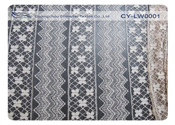 Dress Cotton Nylon Vải Ren Sinh Thái Thân Thiện 30% Nylon 70% Cotton CY-LW0001