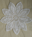 Lưới hoa Qmilch trang trí ren Trim Với Kích thước nhỏ, trắng